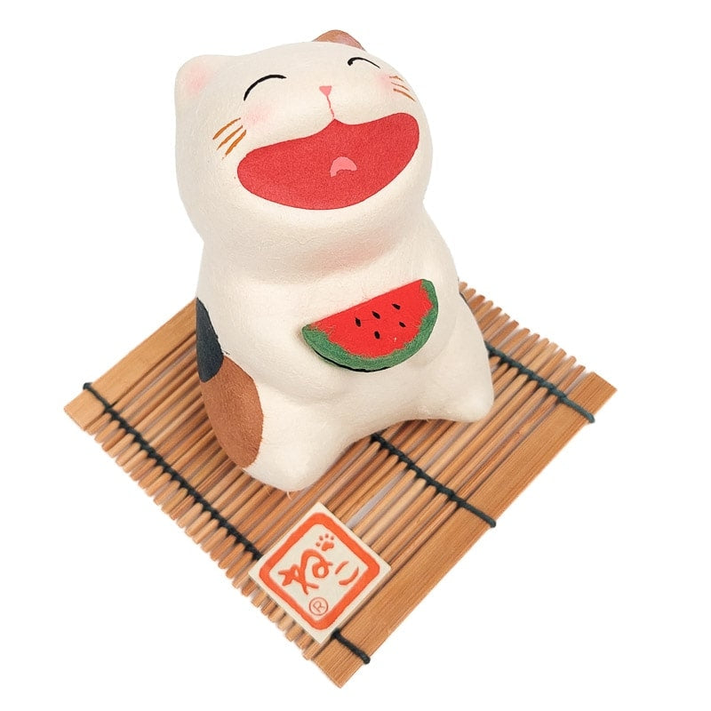 Smiling Cat Figurine