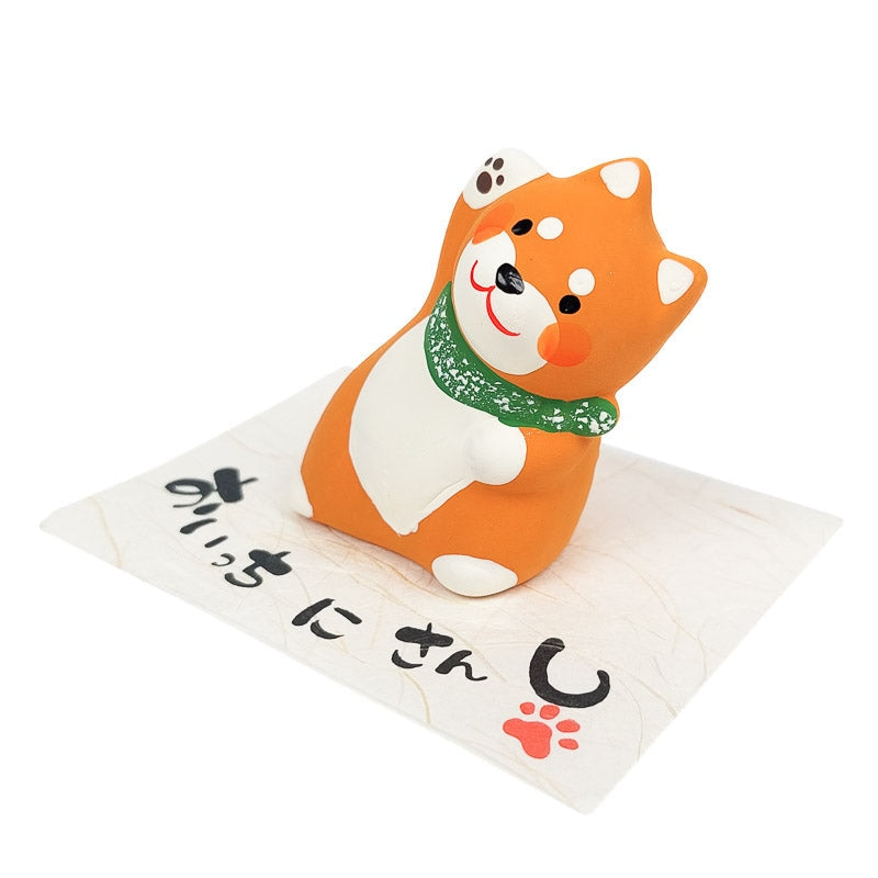Figurine chien Shiba Inu, Animal Planet, 7 cm x 2,5 cm x 6,5 cm