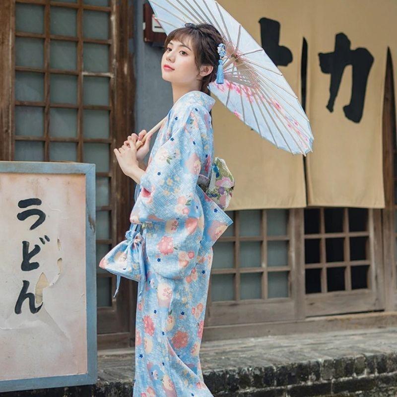 Floral Kimono Robe For Women