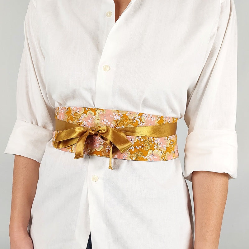 Gold Obi Belt for Women