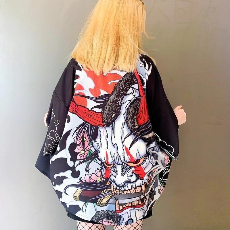Skull Kimono Jacket