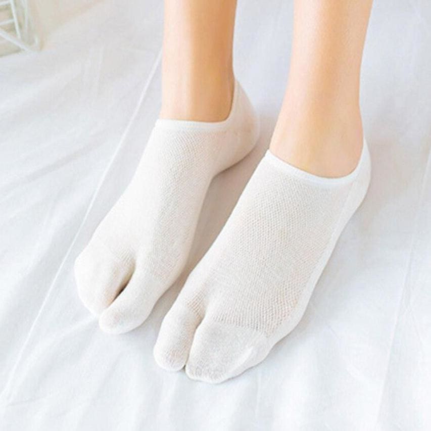 Invisible Tabi Socks White