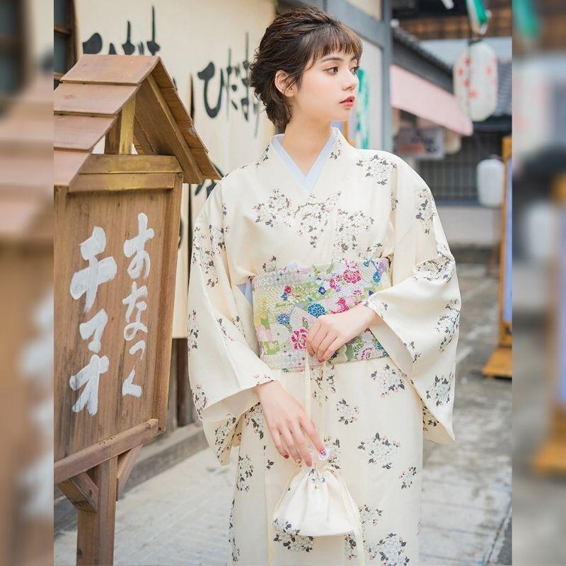 Ivory Kimono For Women