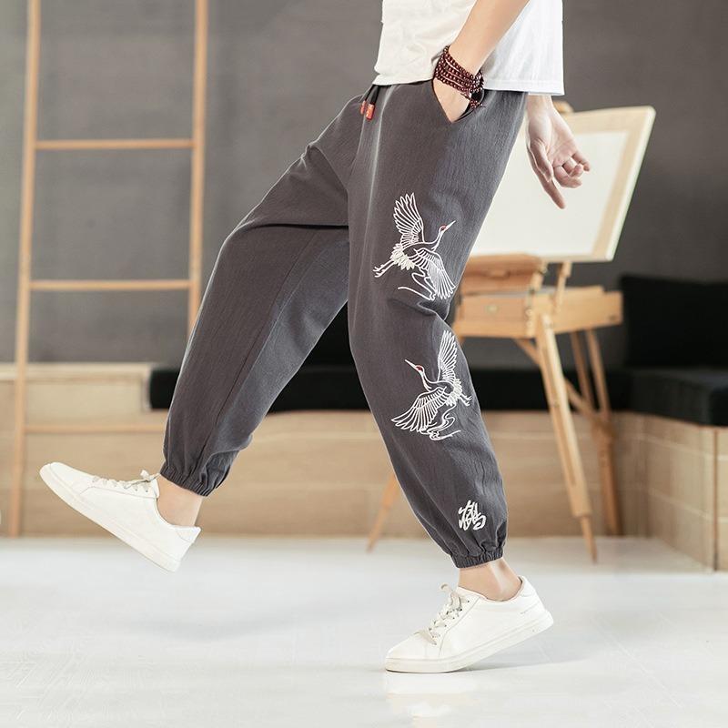 Japanese Streetwear Hip Hop Pants Men