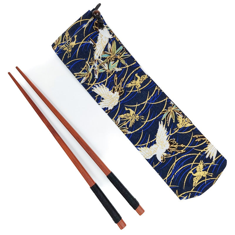 Japanese Chopsticks Case Tsuru
