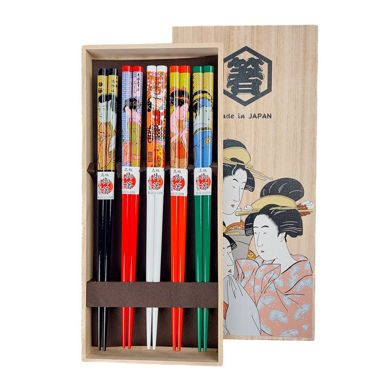 Japanese Chopsticks Set Ukiyo-e