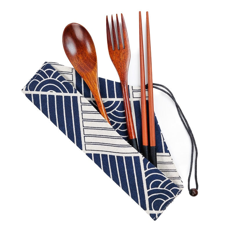 Japanese Cutlery Set Patchwork