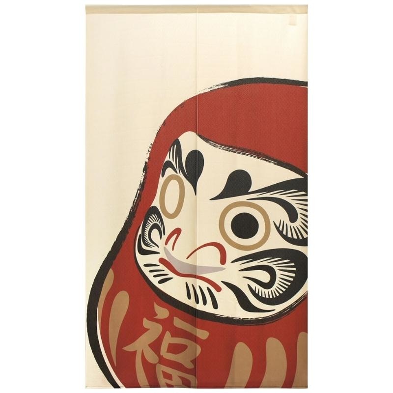 Japanese Daruma Noren