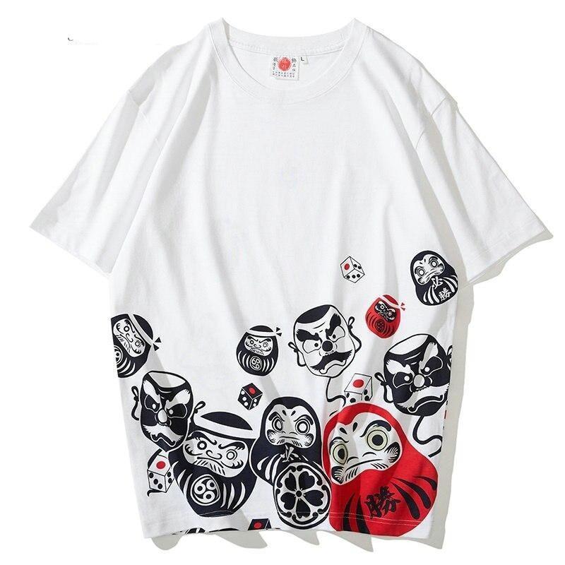 Japanese Daruma T-Shirt White / M