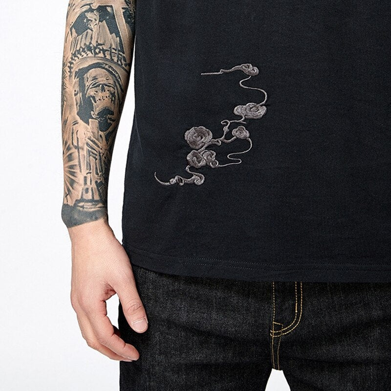 Japanese Embroidered Kirin T-Shirt