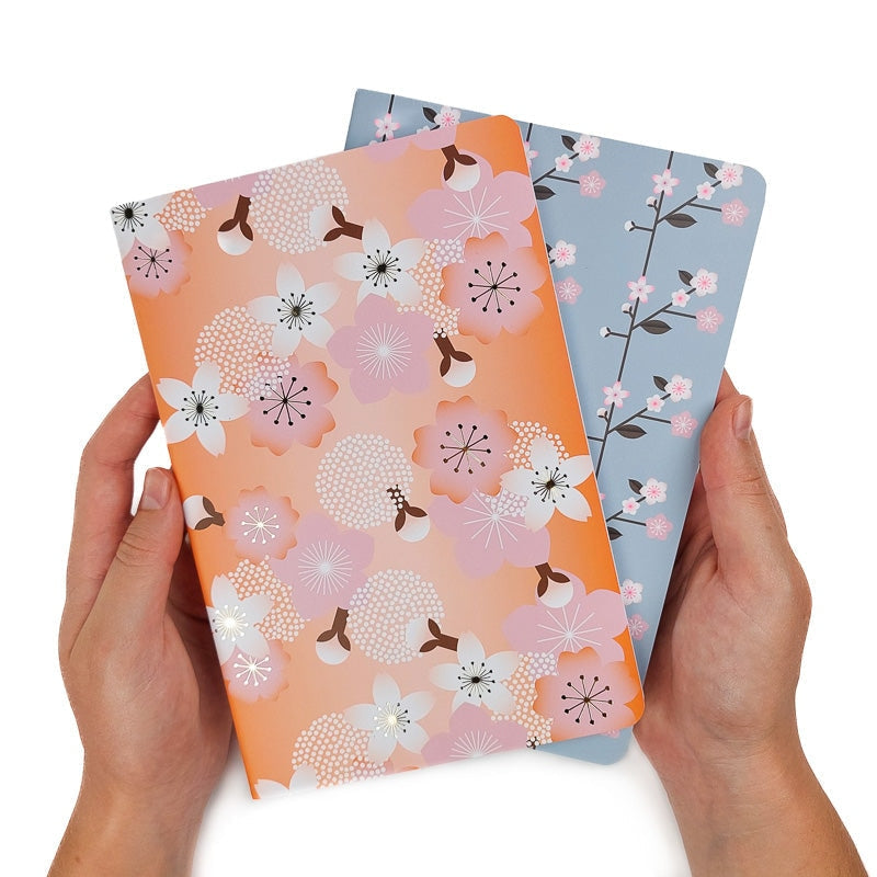 Japanese Flower Notebooks