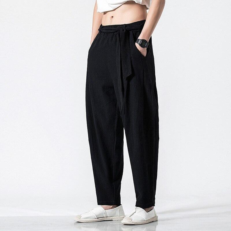 Japanese Inspired Pants Black / M