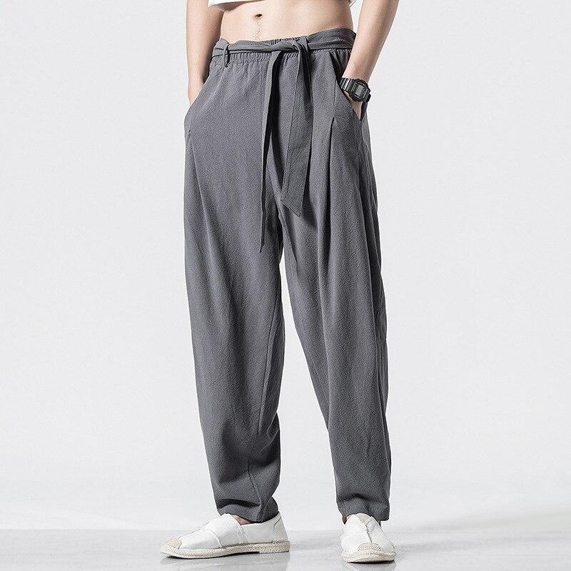 Japanese Inspired Pants Grey / M