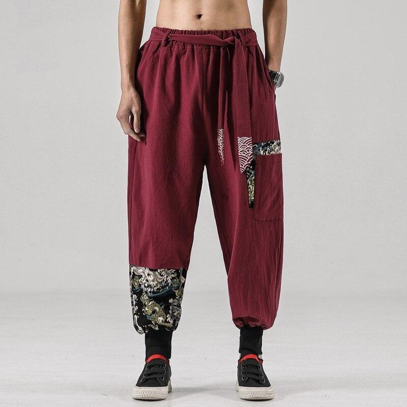 Japanese Jogger Pants Red / M