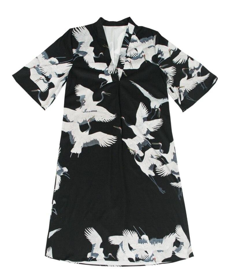 Japanese Kimono Inspired Dress For Women One Size