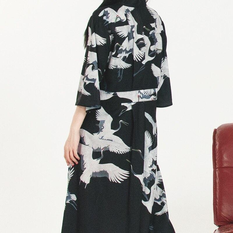 Japanese Kimono Inspired Dress For Women One Size