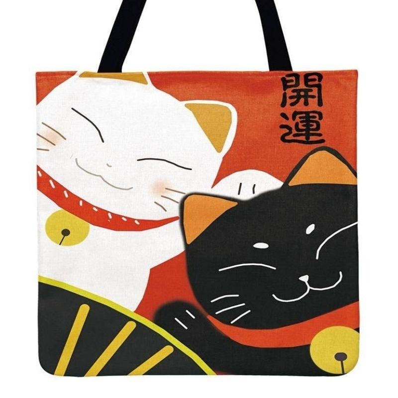 Japanese Lucky Tote Bag