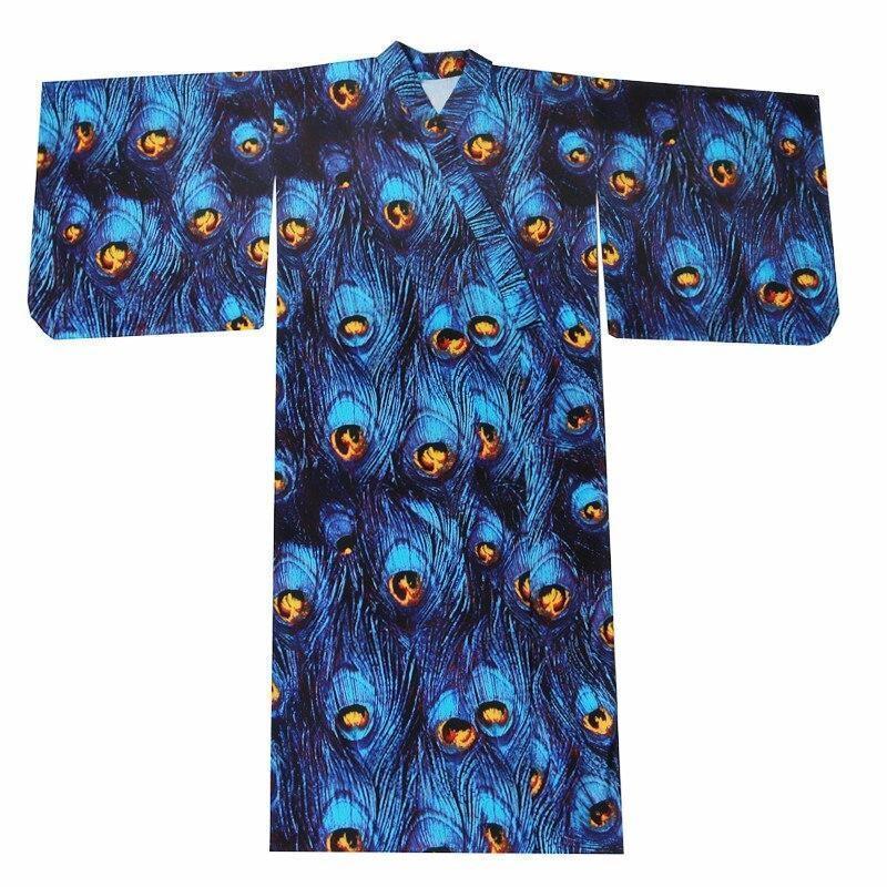 Japanese Peacock Kimono For Women