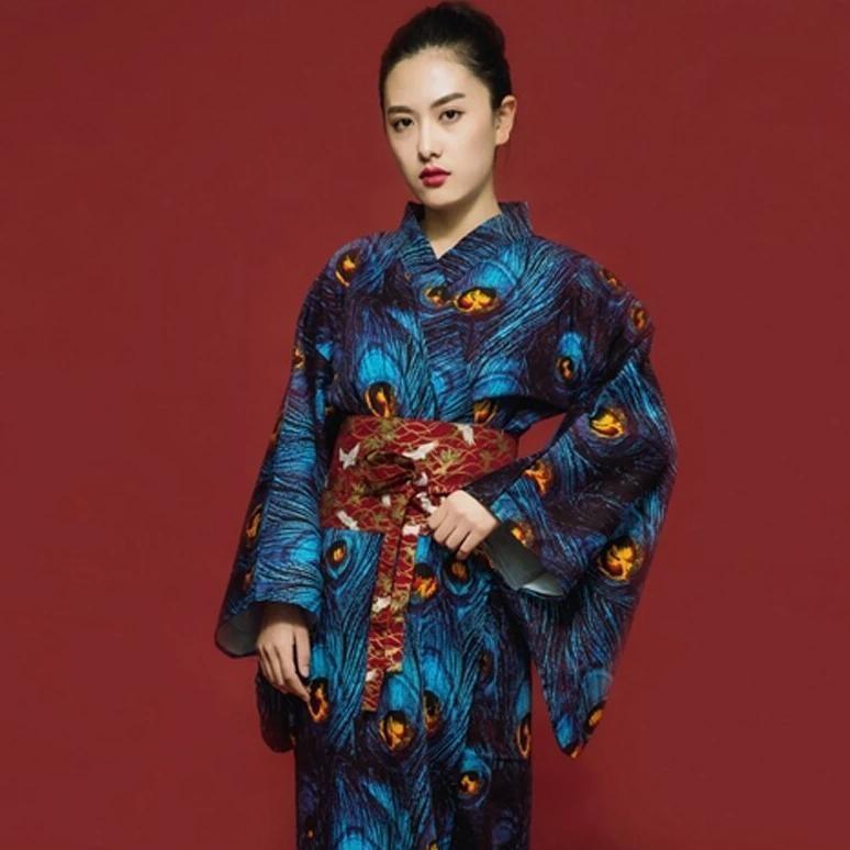 Japanese Peacock Kimono For Women S