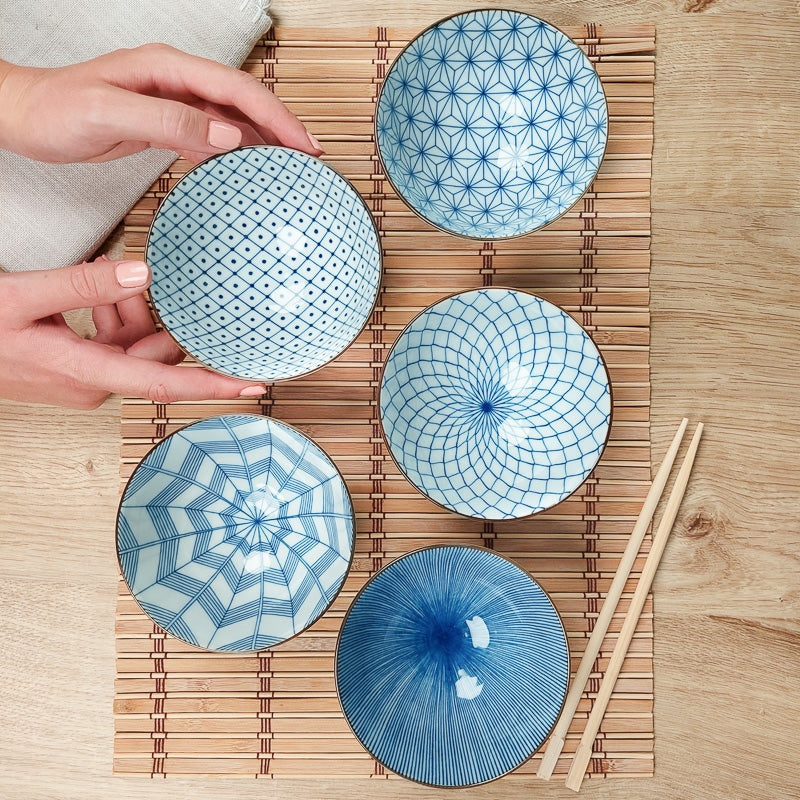 Japanese Rice Bowl Set - x5