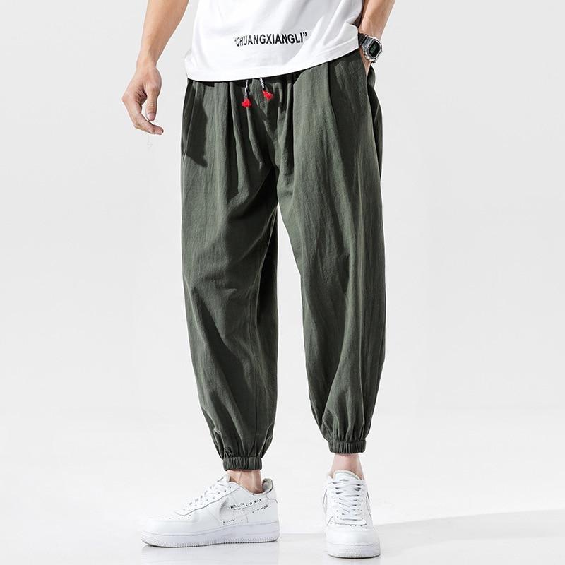 Japanese Street Pants Green / M