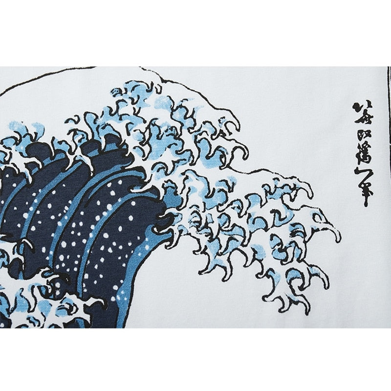 Japanese T-Shirt Wave Kanagawa