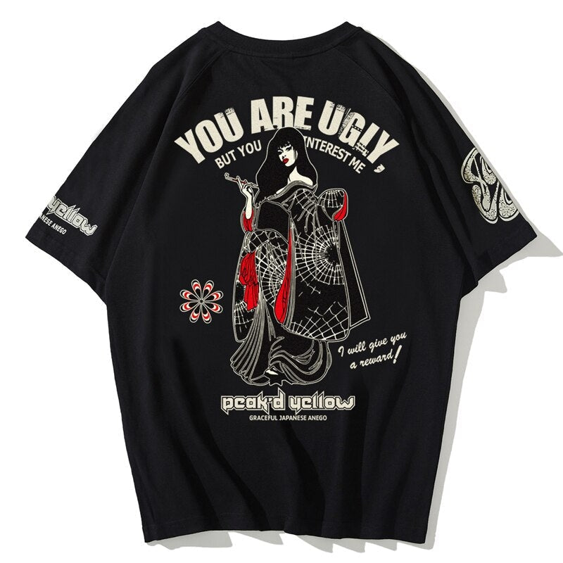 Japanese Tee You Are Ugly Black / M
