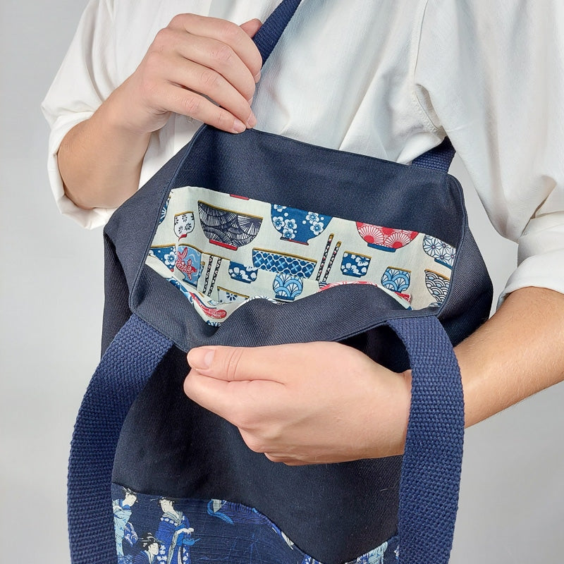 Japanese Tote Bag Geisha