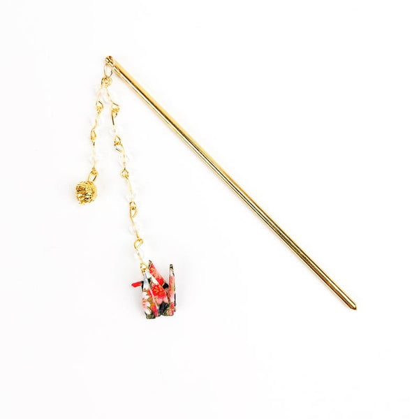 Japanese Hair Pin - Red Origami | Japan Avenue