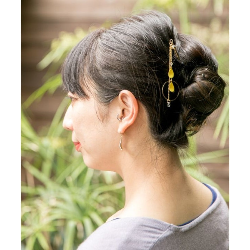 Japanese Kanzashi - Yellow Petals