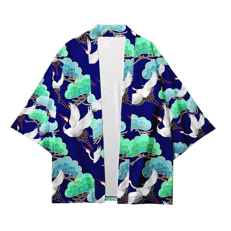 Kimono Jacket Blue Green