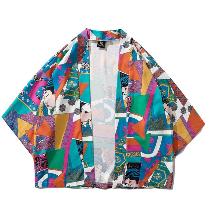 Kimono Jacket Geometric