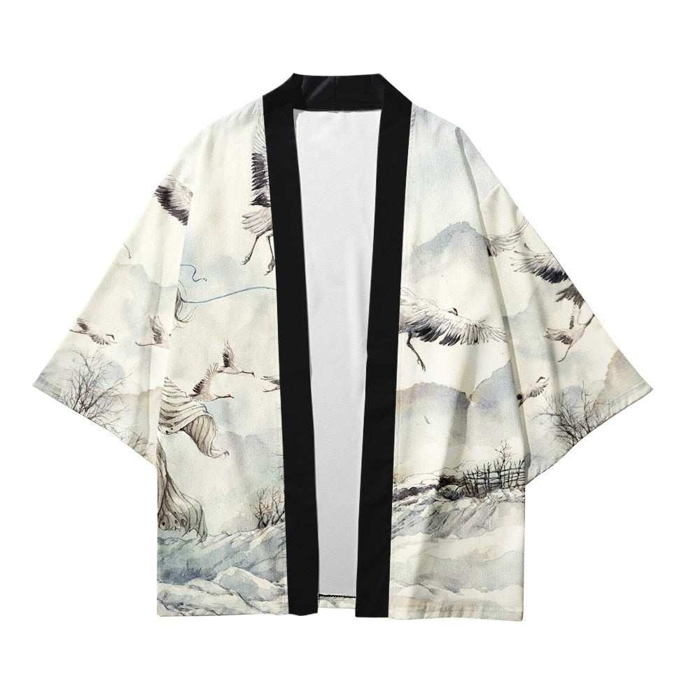 Kimono Jacket Winter Wonderland