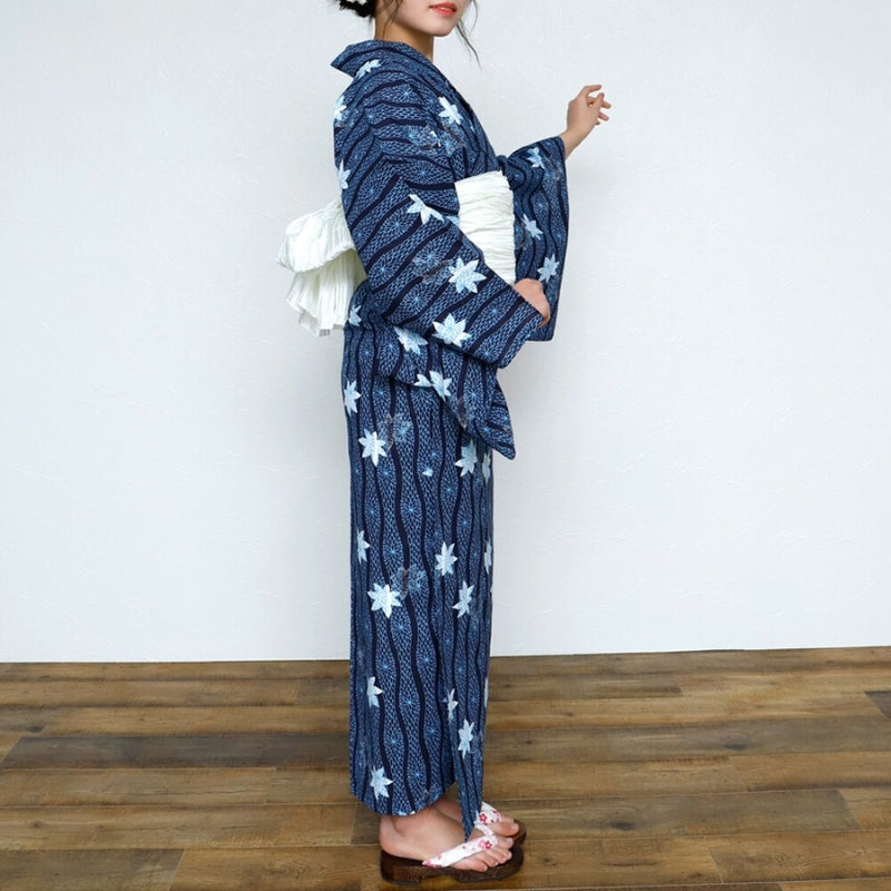 Blue Japanese Kimono - Women