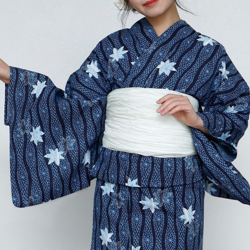 Blue Japanese Kimono - Women