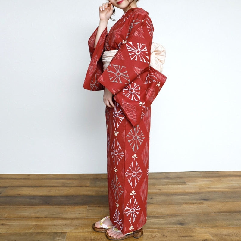 Red Japanese Kimono