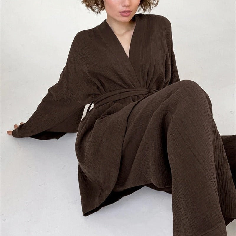 Kimono Pajama Set for Women