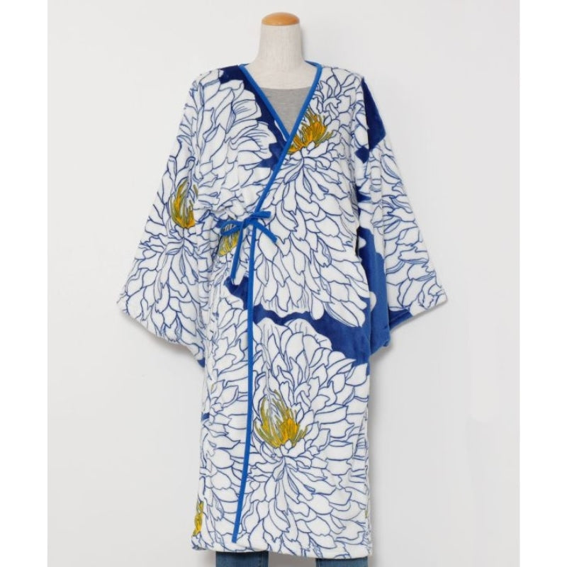 Peony Fleece Kimono