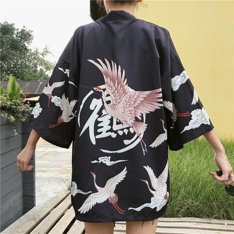 Kimono Vest For Women Black / One Size