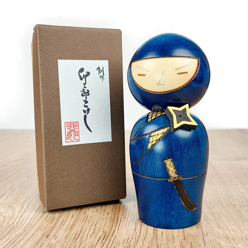 Ninja Kokeshi Doll