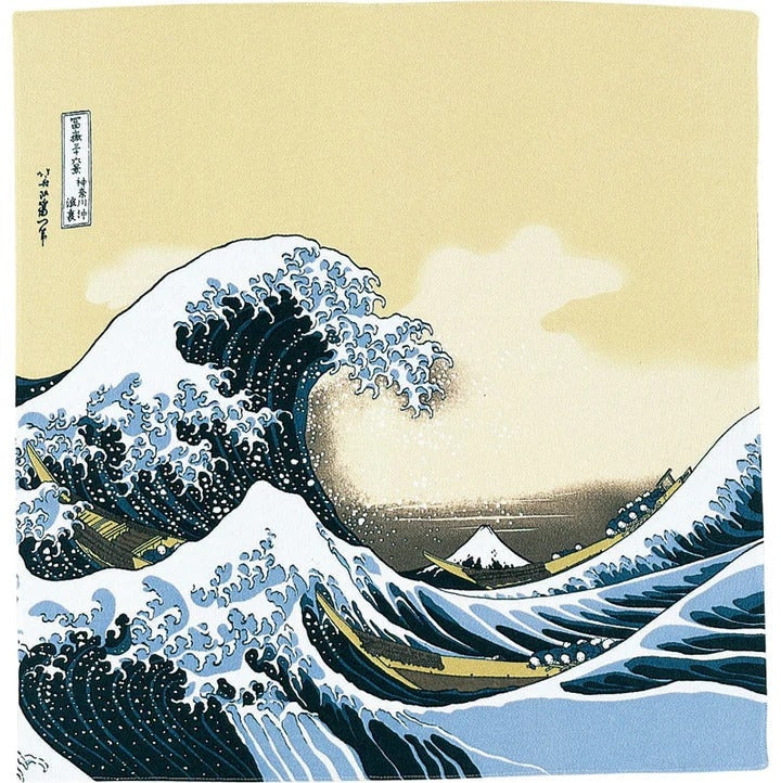 Large Furoshiki Kanagawa Wave