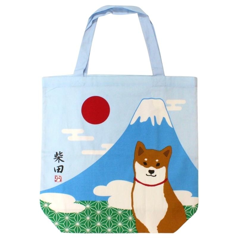 Large Tote Bag Shiba Fuji