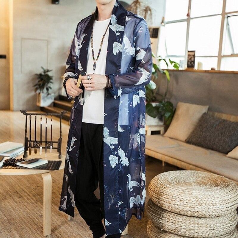 Men's Cardigan Kimono - Kogane