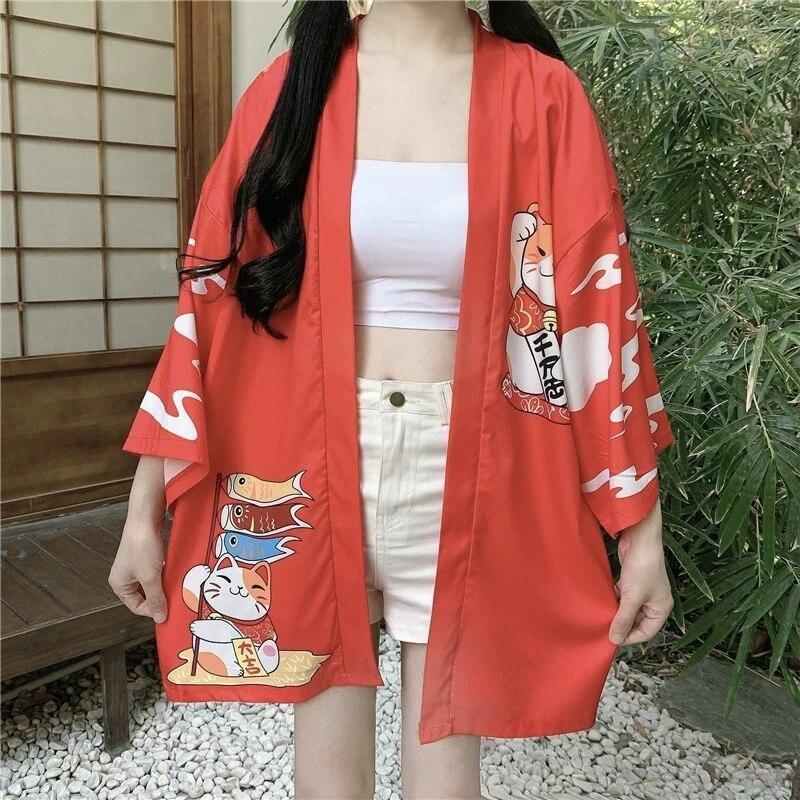 Loose Kimono Cardigan For Women