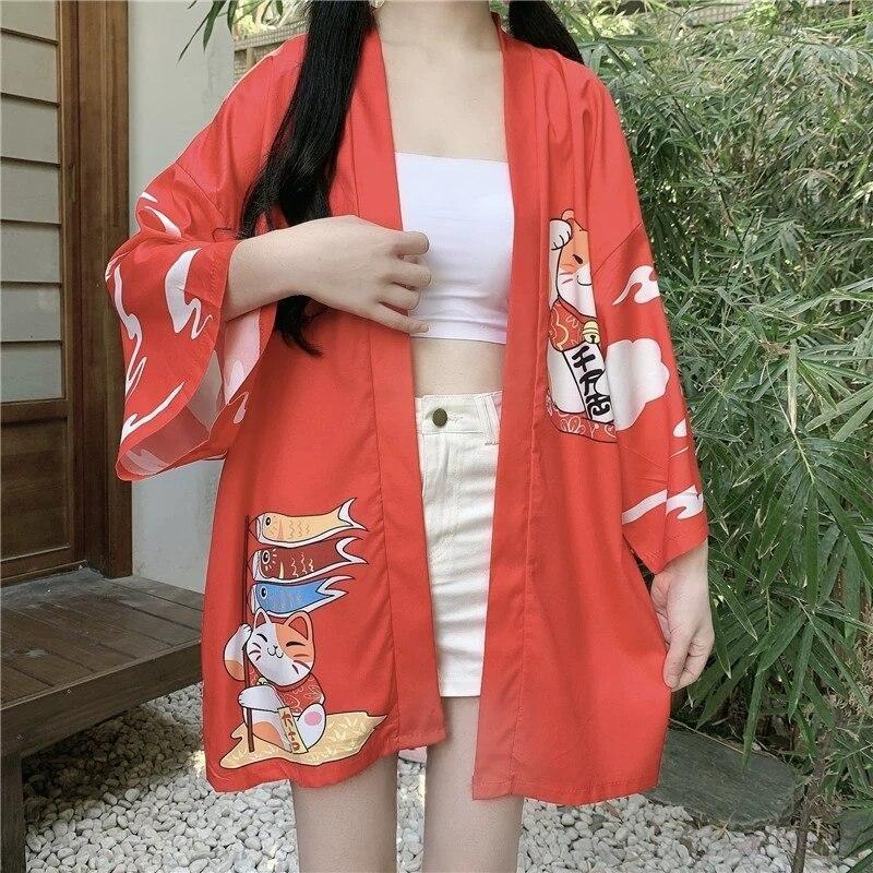 Loose Kimono Cardigan For Women