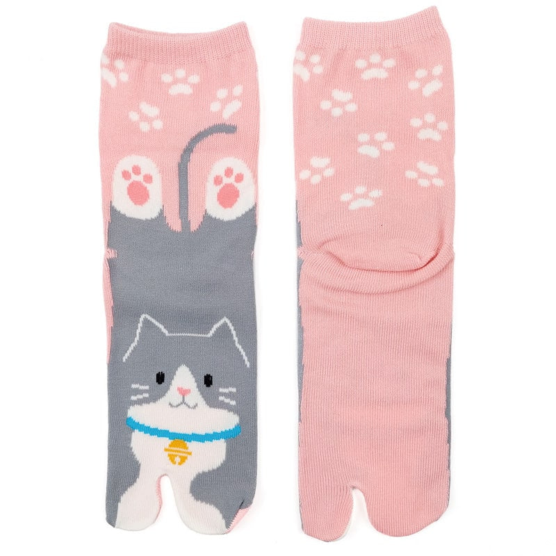 Pack Tabi Neko Socks - 6 Pairs - EU 36-40