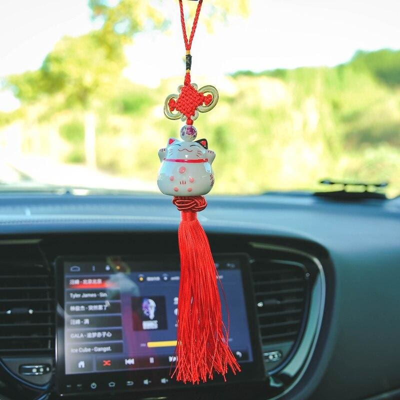 Maneki Neko Car Charm