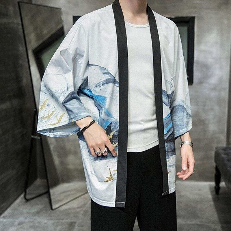 Men’s Cardigan Kimono - Kogane