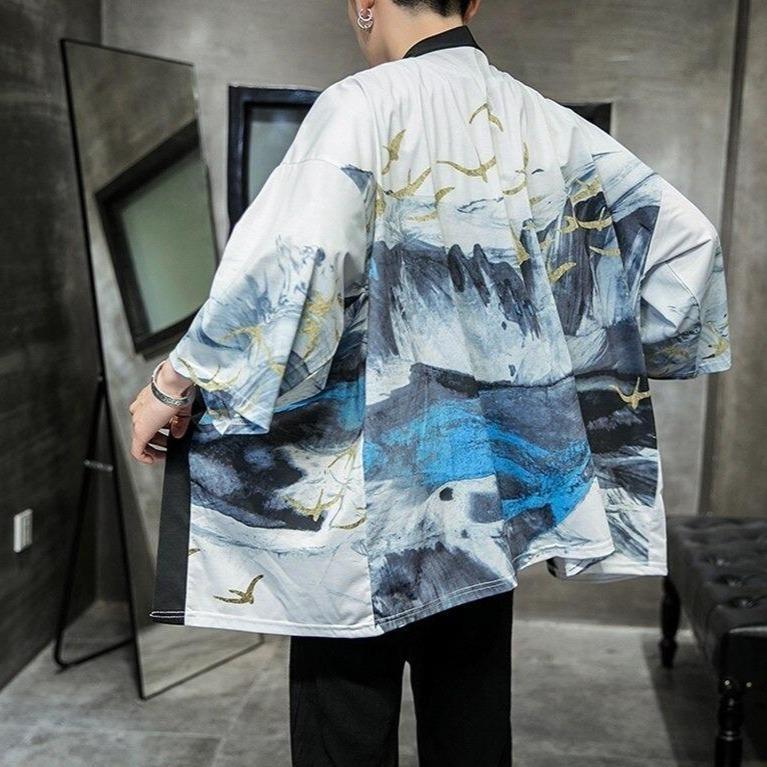 Men’s Cardigan Kimono - Kogane