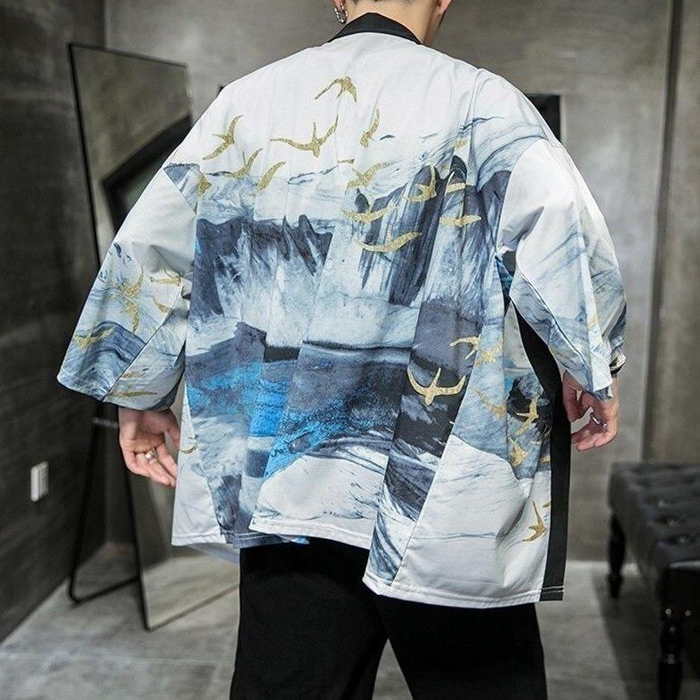 Men’s Cardigan Kimono - Kogane